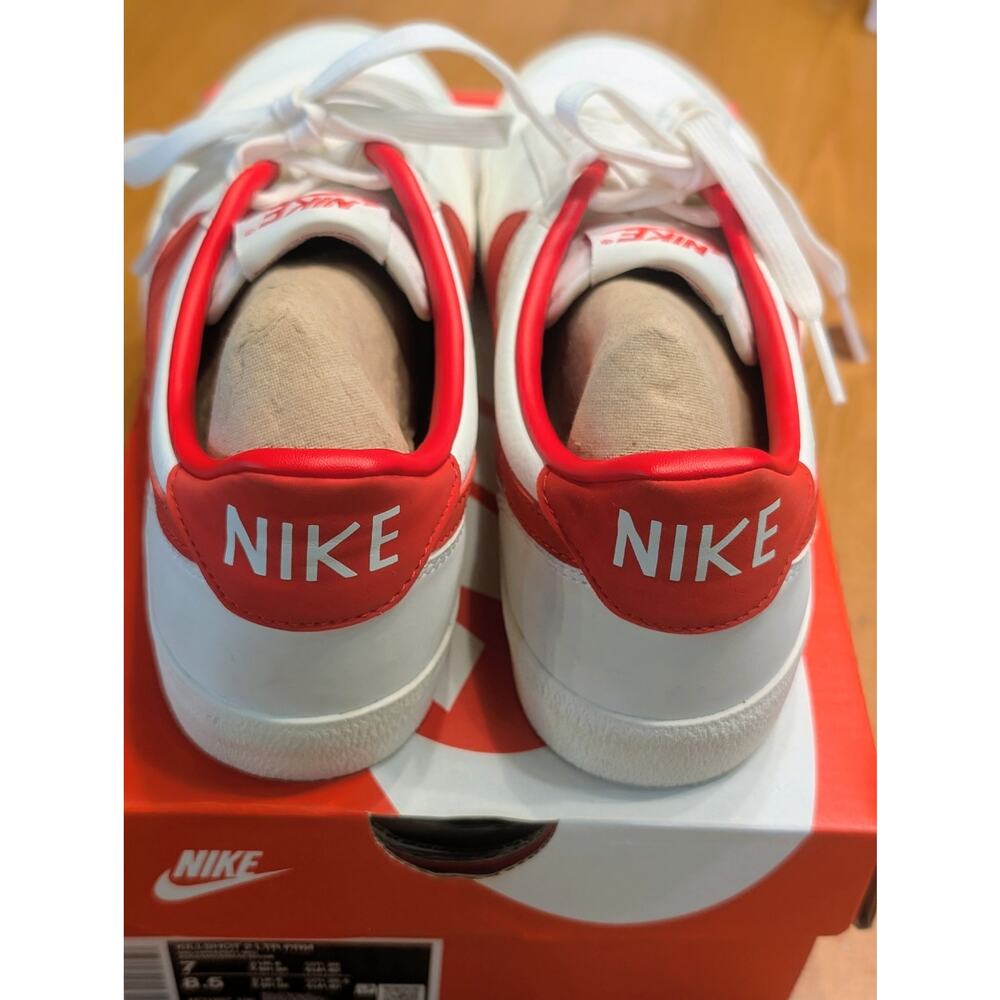 Nike Killshot 2 Leather, LN in Box, Men's 7, Women's 8.5, White/University Red